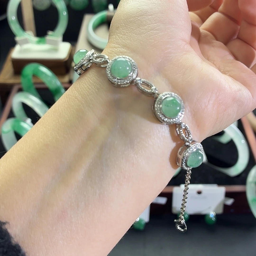 石英质玉合金手链