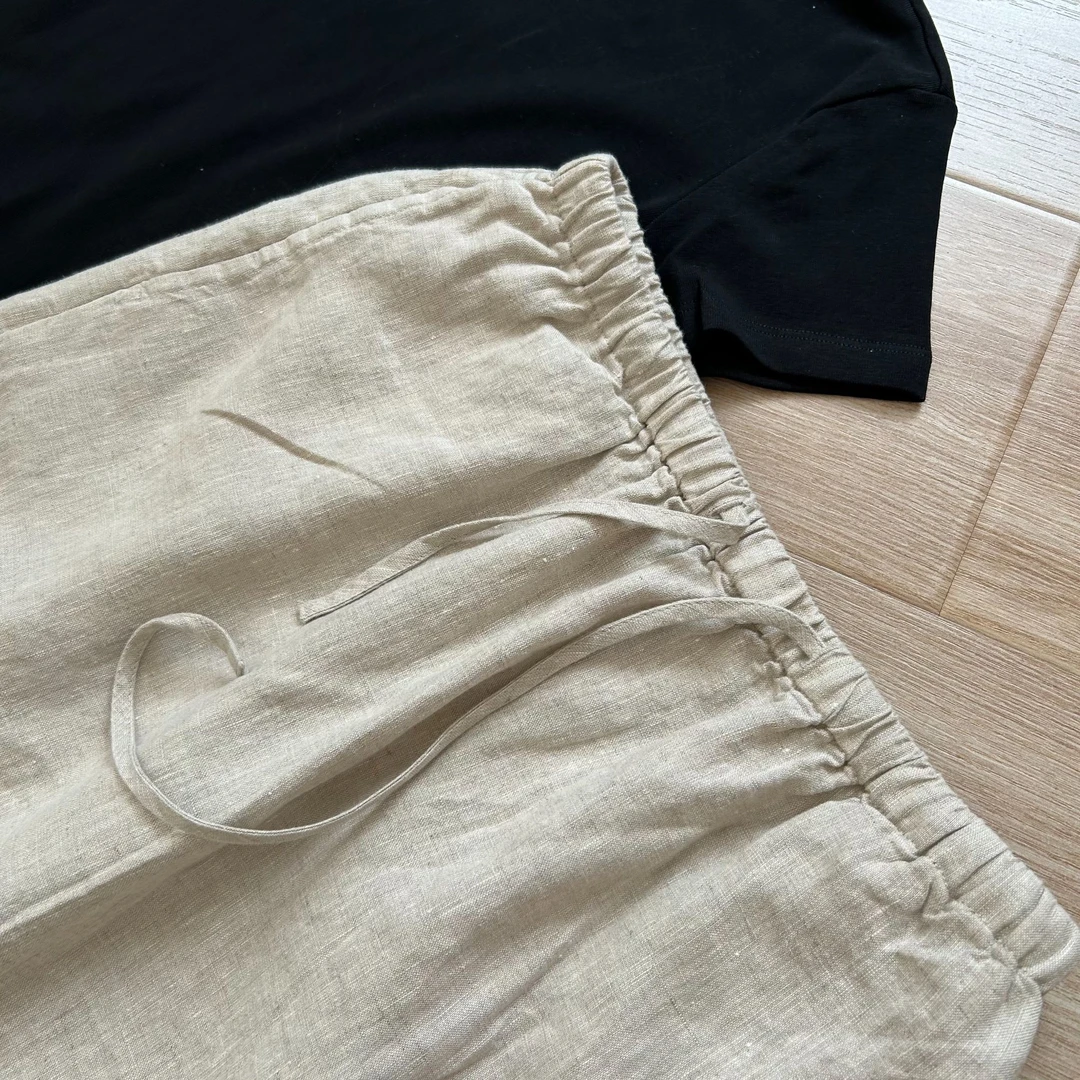 【大林女装】微瑕疵不退换！谨慎拍！亚麻半身裙