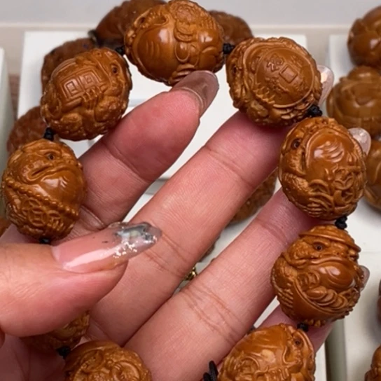 手串/手链橄榄核你们是怎么做到这样