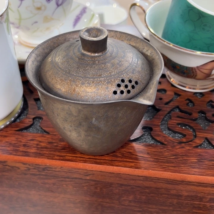 瓷片公道杯一个陶瓷