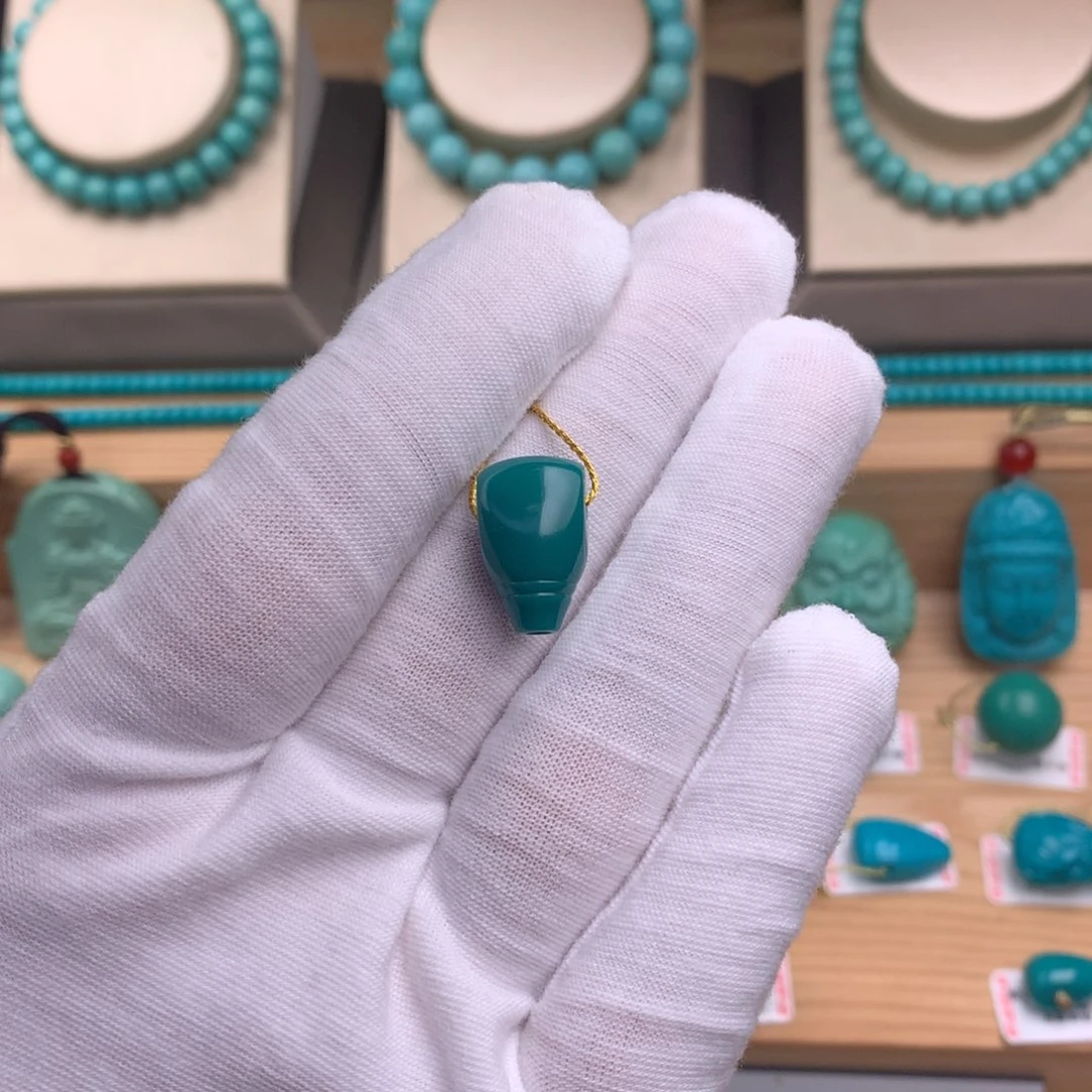 未镶嵌绿松石珠宝奇石10.2