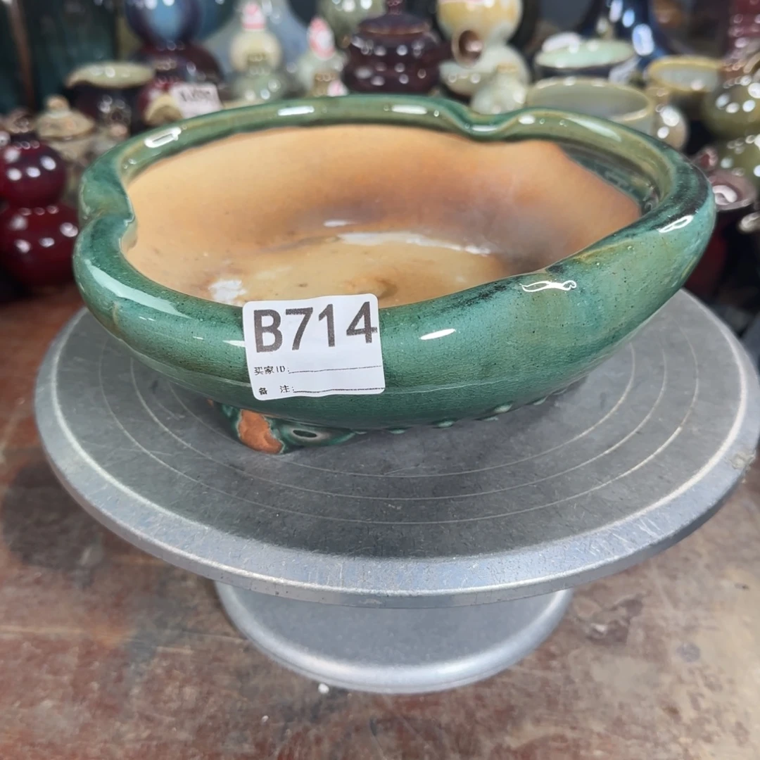 微***漪花盆紫砂714瑕疵品