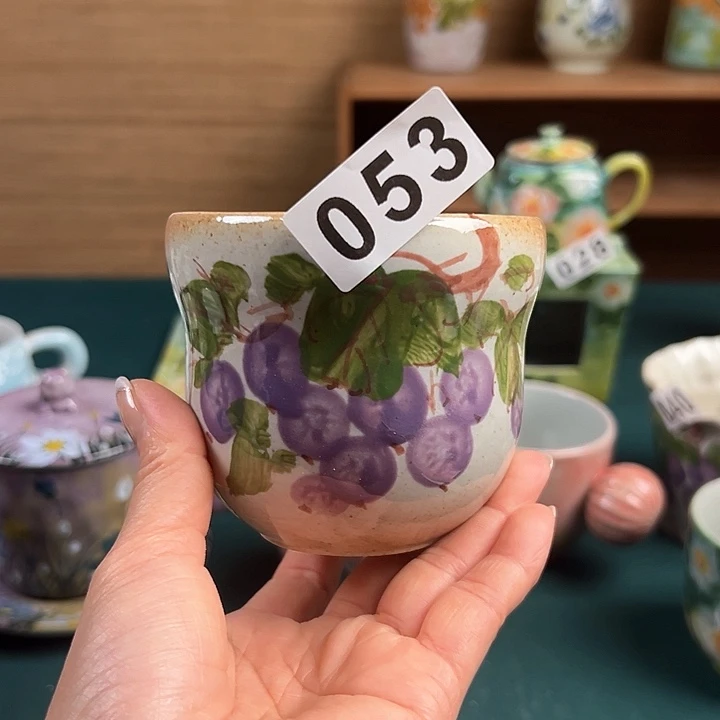 杯景德镇陶瓷手绘作品