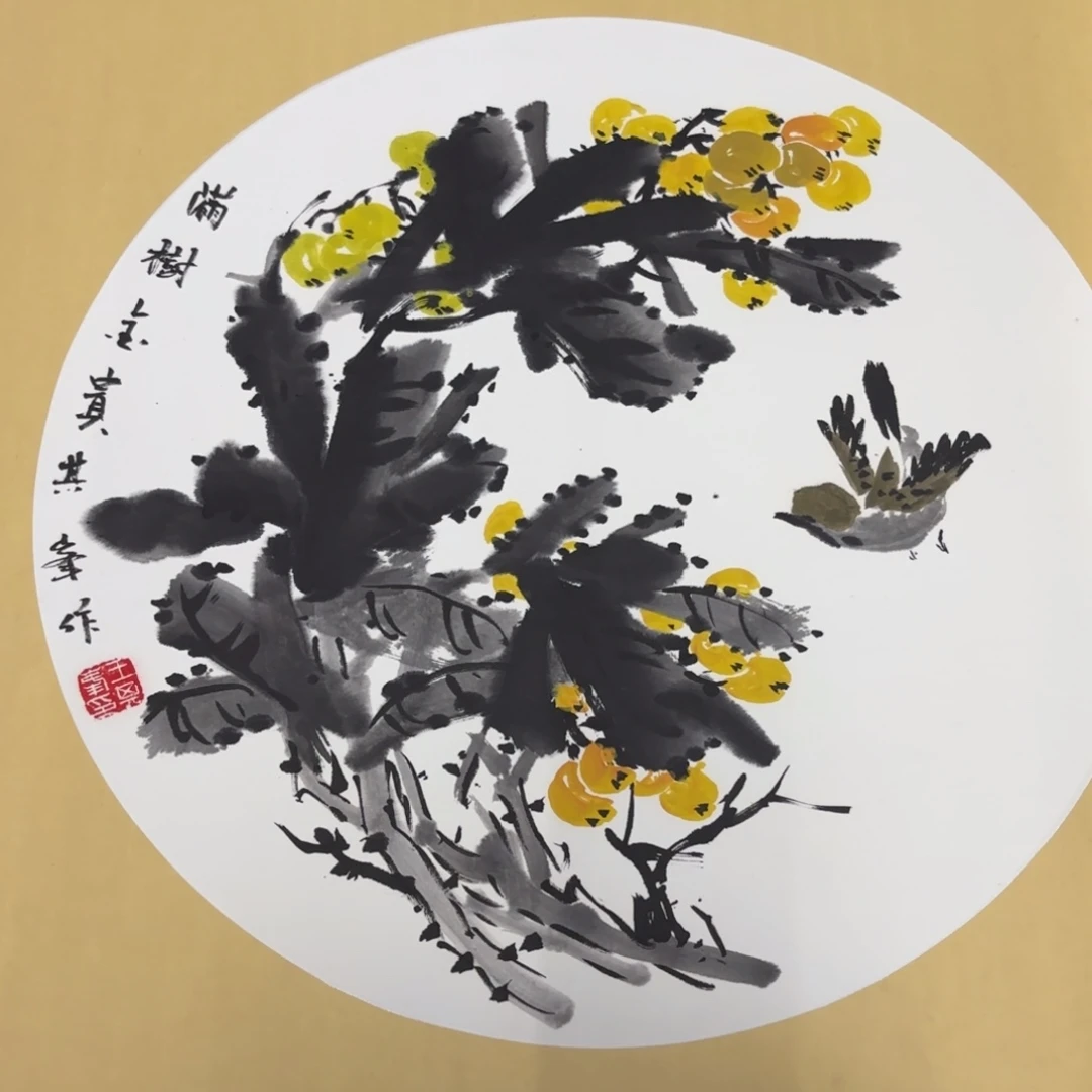 国画50-50卡纸作品艺