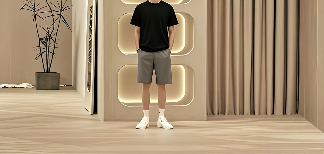 纯色重磅纯棉圆领短袖t恤宽松舒适百搭男女情侣款打底衫