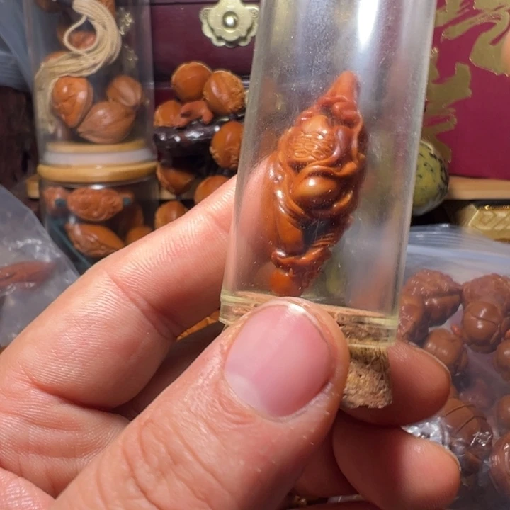 高***进橄榄核手串/手链镂空达摩单籽
