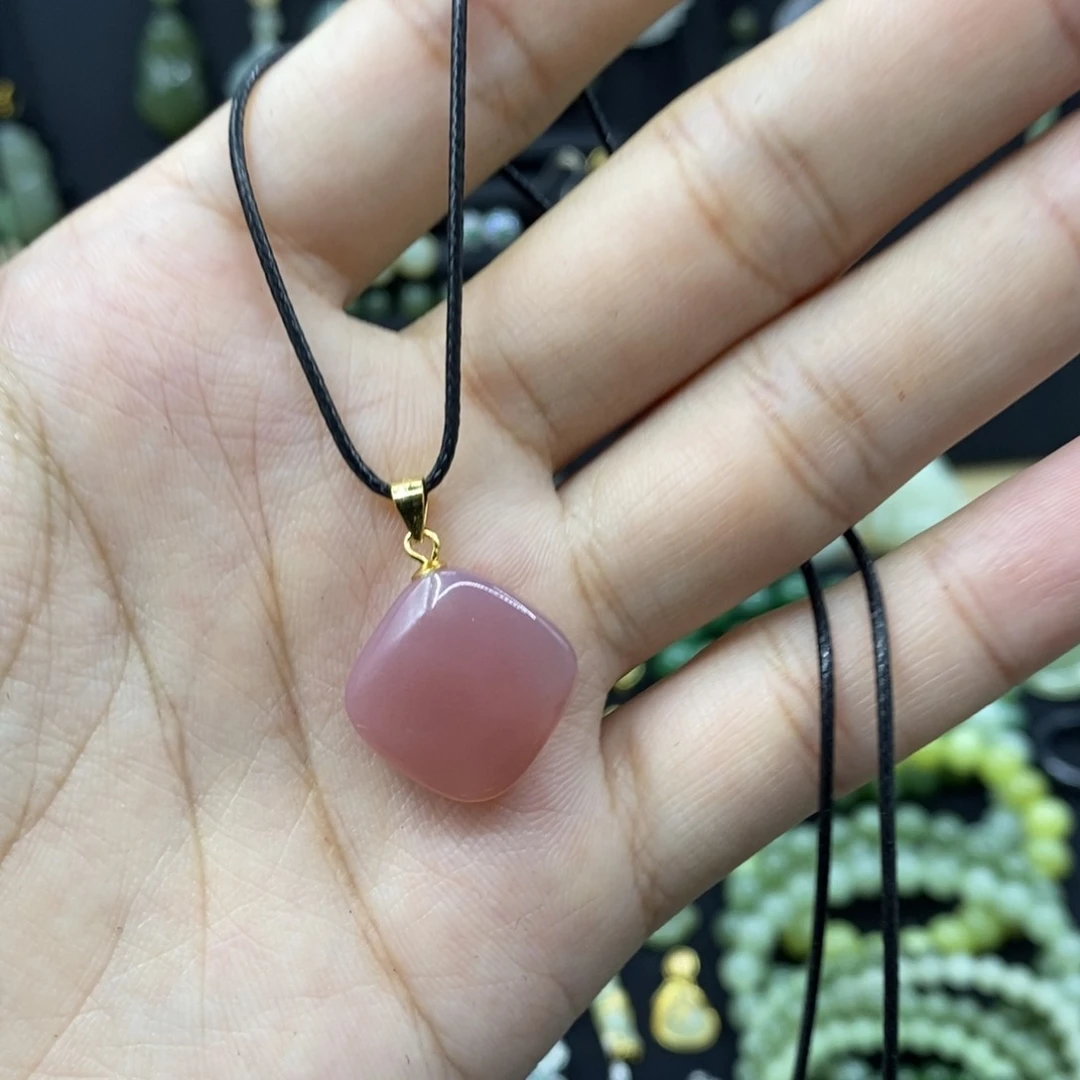 玛瑙/玉髓颈饰银S925镶嵌