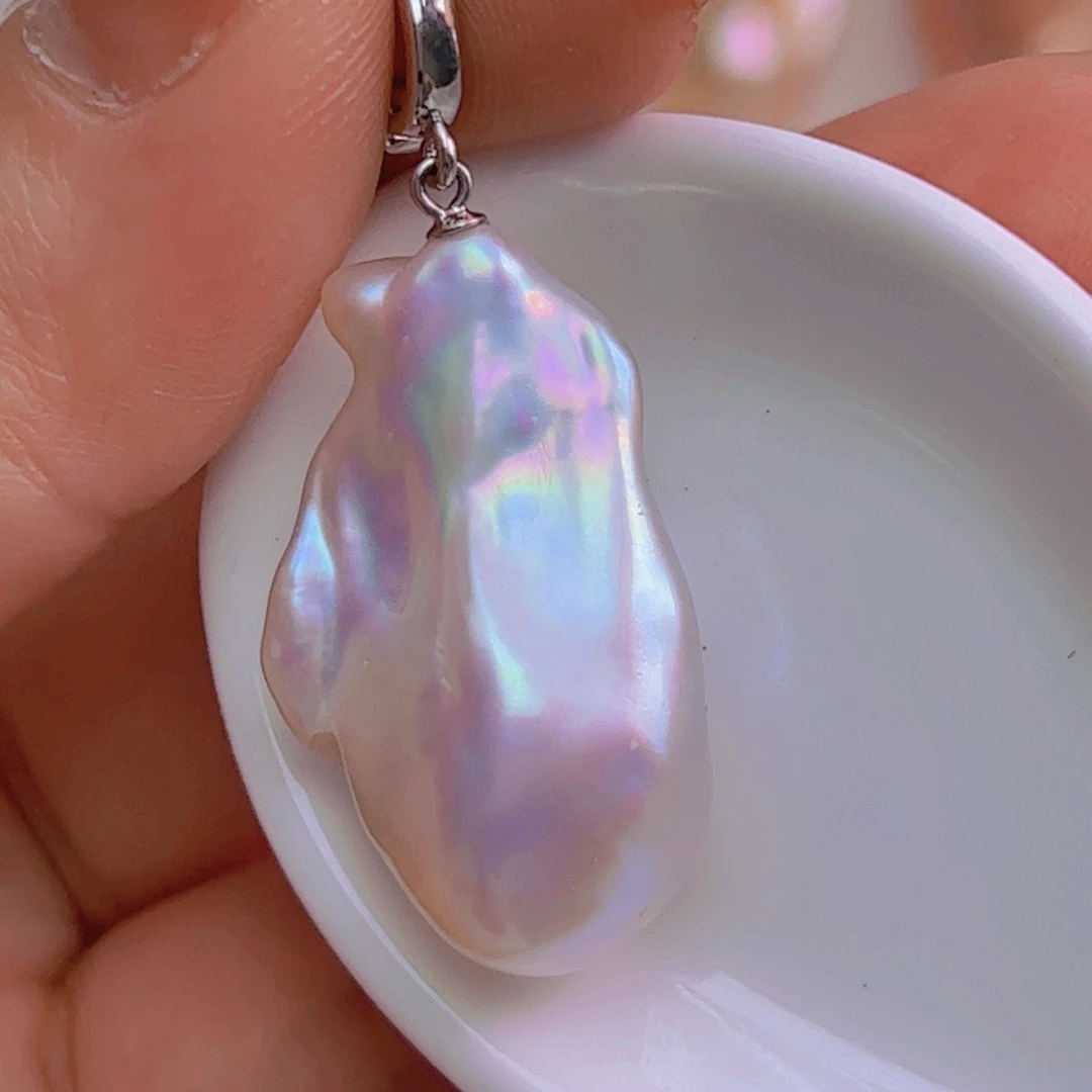 淡水珍珠未镶嵌吊坠(赠链)