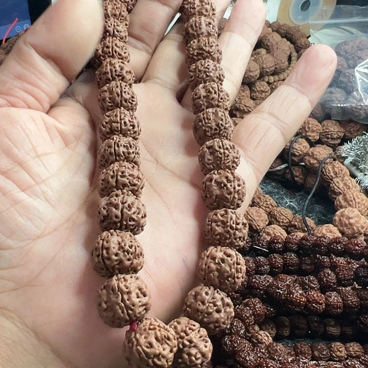 金刚菩提手串红皮平细大手持28颗籽