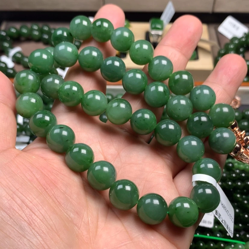 【闪购商品】和田玉（碧玉）颈饰未镶嵌12mm