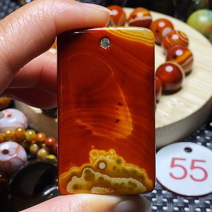 我***翔玛瑙/玉髓未镶嵌颈饰