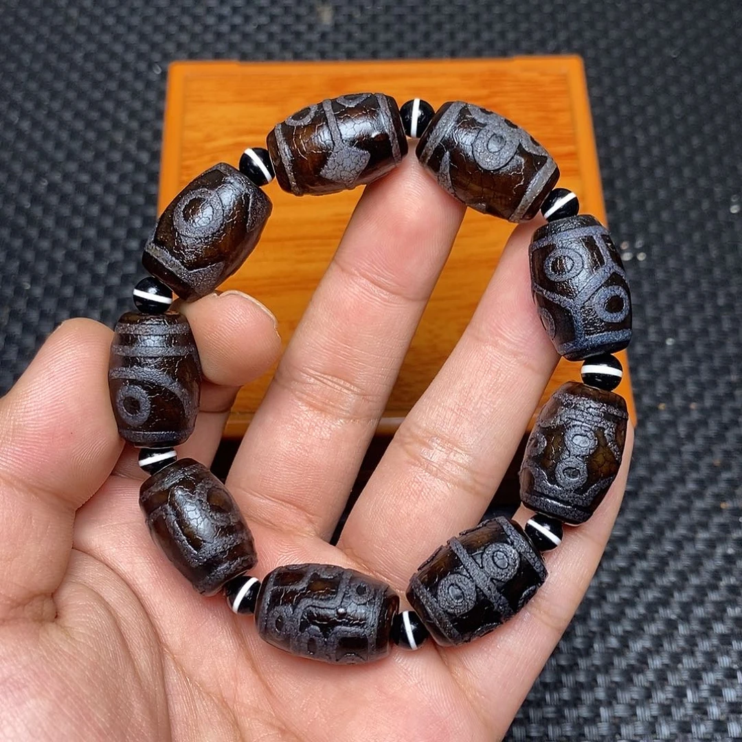 独***爷玛瑙/玉髓未镶嵌手链