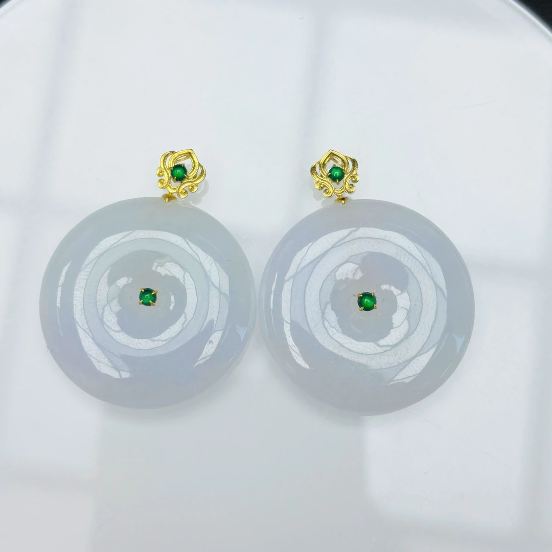 『手镯七仙女』翡翠平安扣吊坠/PQGJ670/多样性发一件