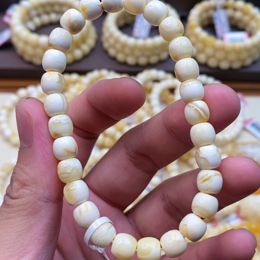 琥珀未镶嵌珠宝奇石7.5mm