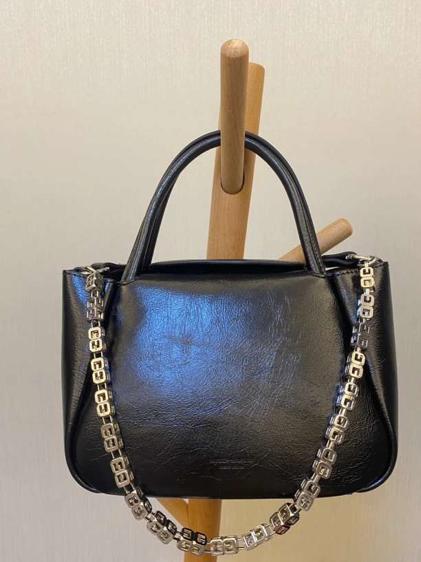 【始久皮具经典公主系列】23580手拎包链条斜挎包