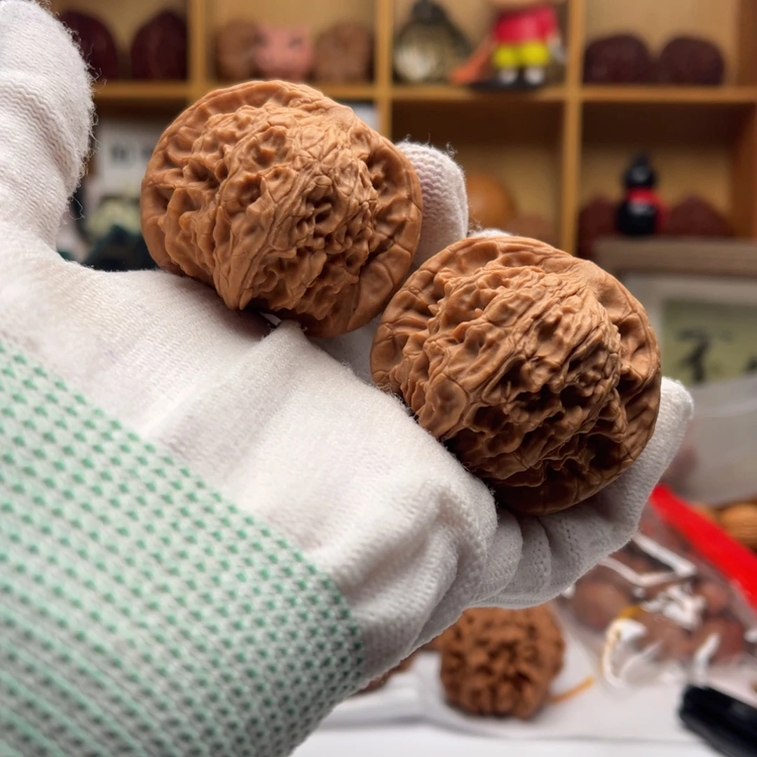 把件文玩核桃福利不退换，44红狮子头