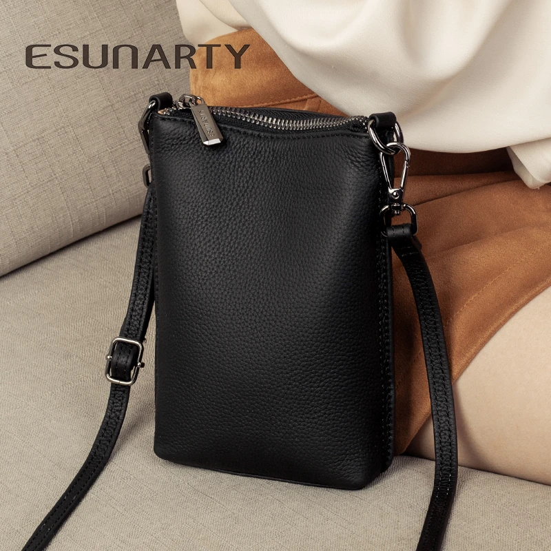 手机包小挎包女款真皮2025新款真皮牛皮中年女式斜挎包夏天小包