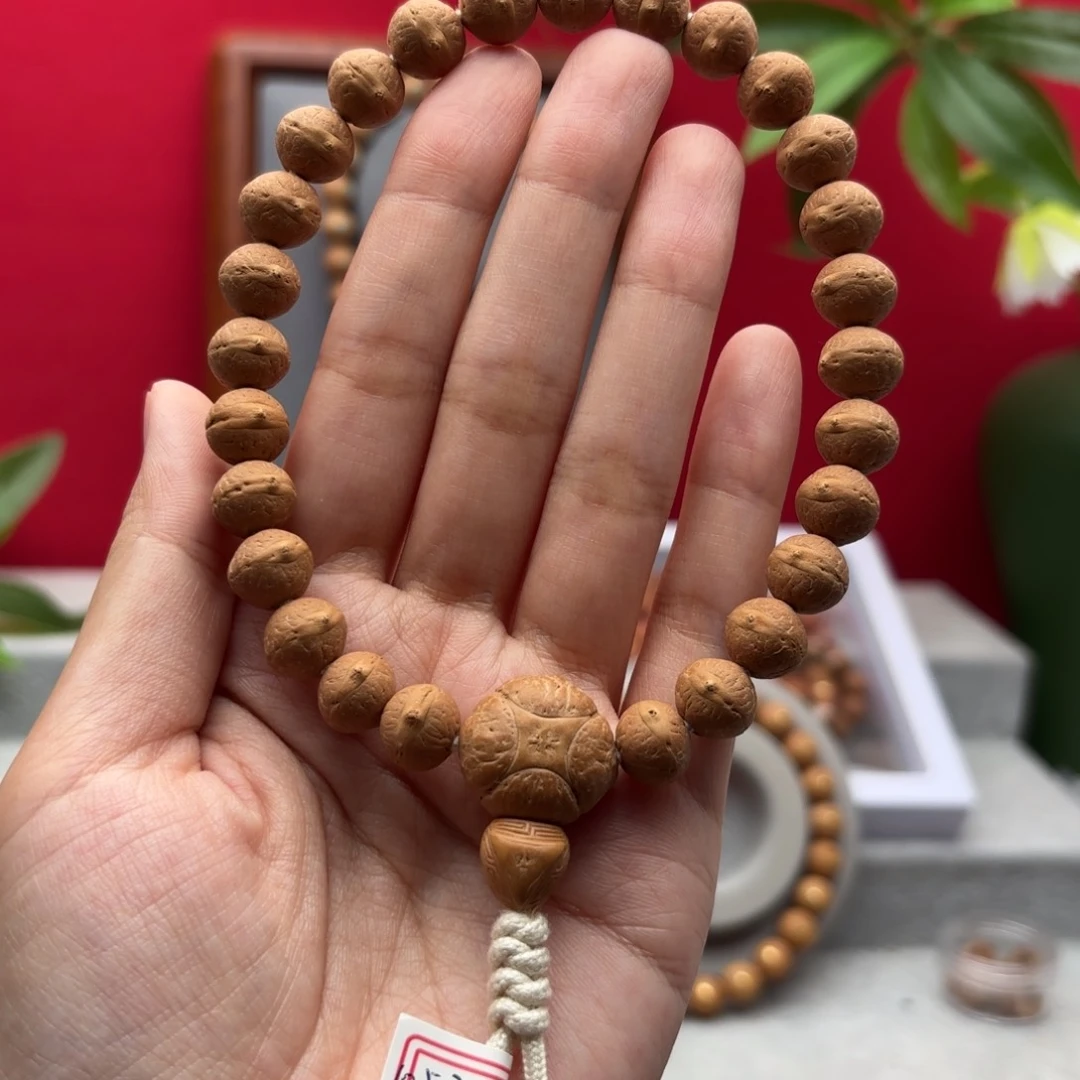 凤眼菩提手串峰*生10.5左右实心手持
