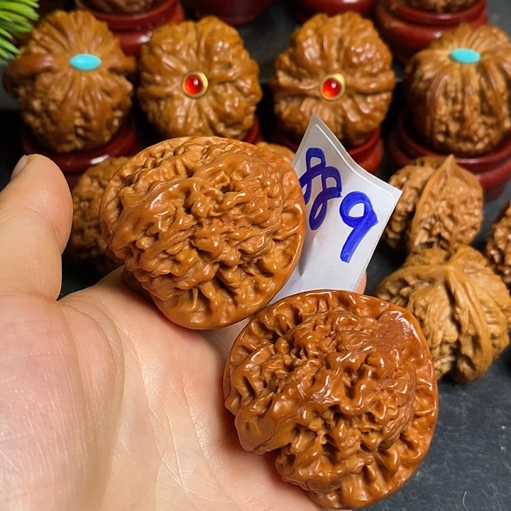 文玩核桃把件43官帽889