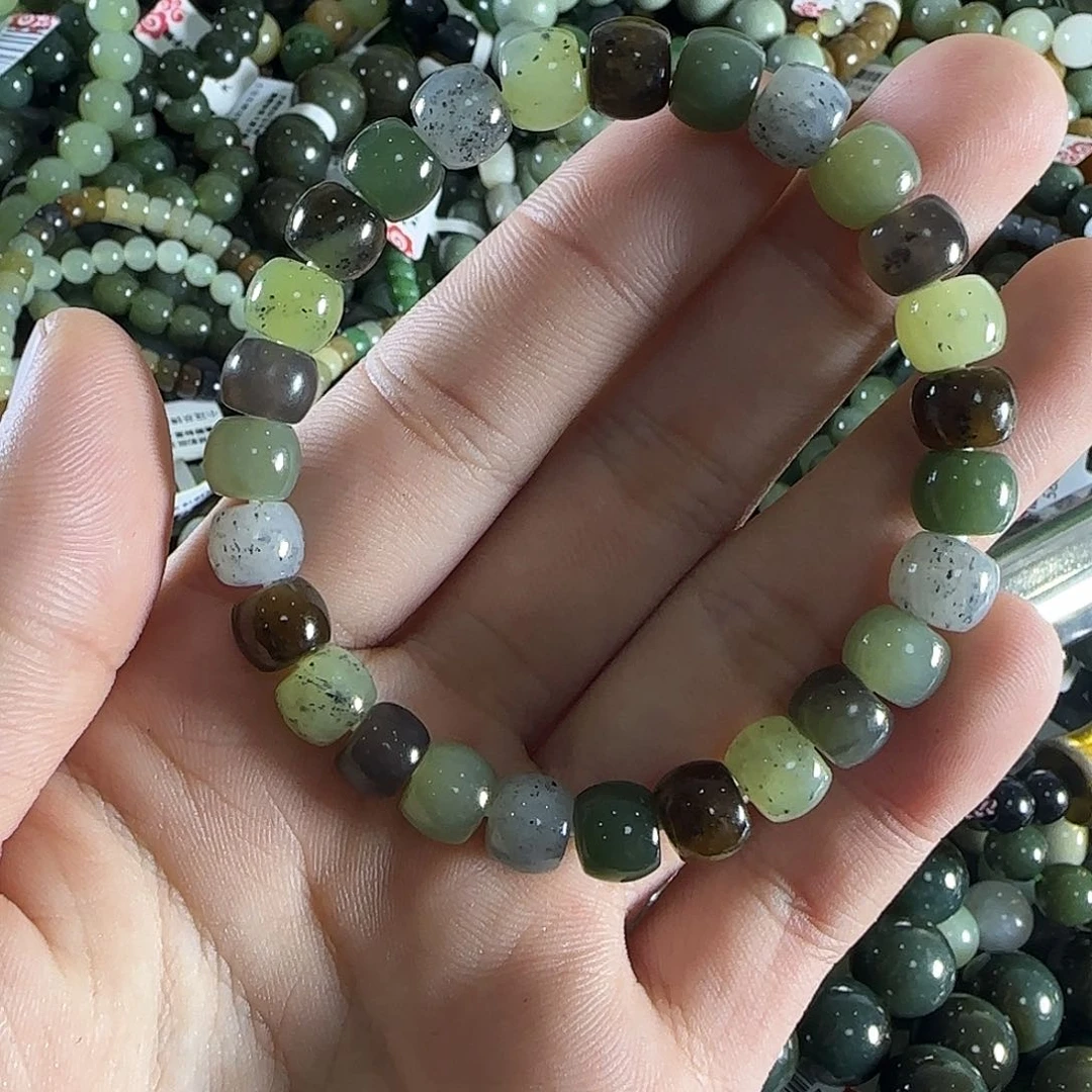 和田玉手链未镶嵌175