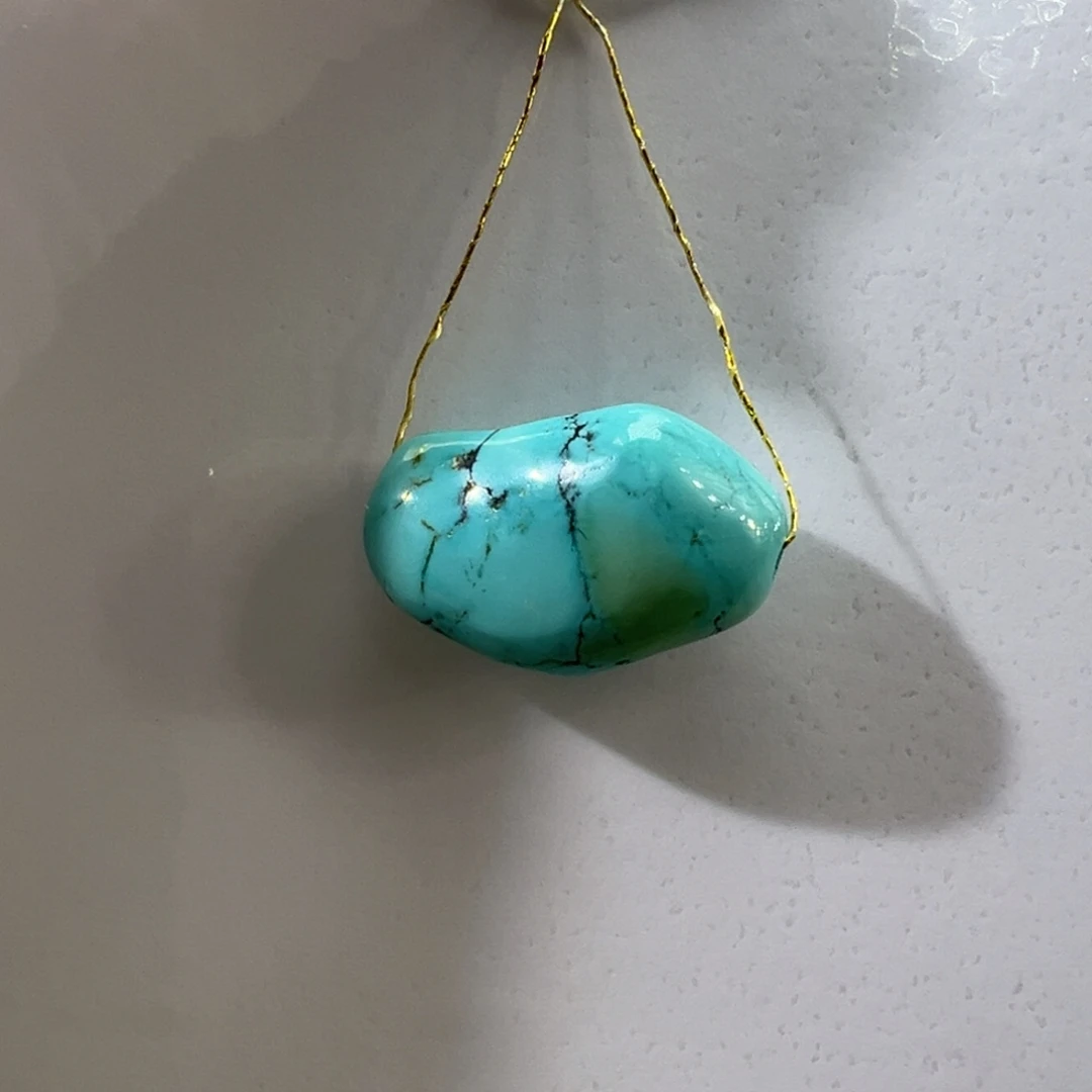 绿松石未镶嵌挂件