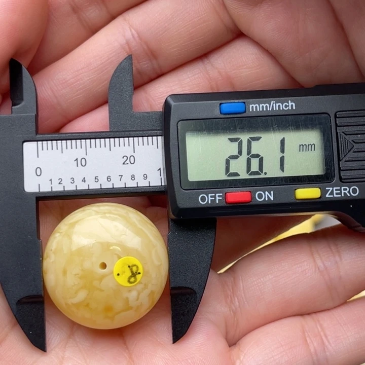 裸石琥珀未镶嵌蜜蜡扣子梦微瑕