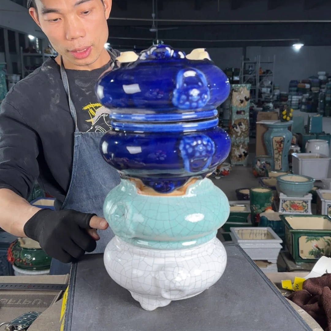 一风堂石湾花盆。微瑕246