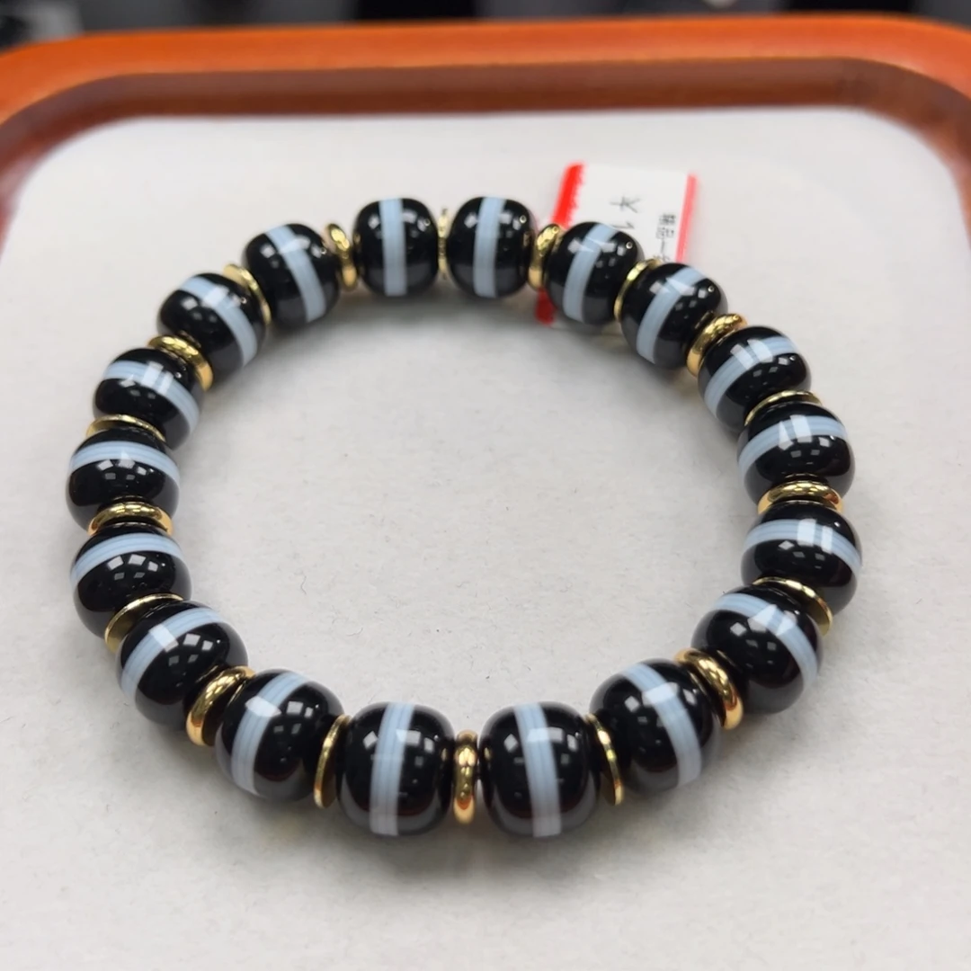 ㏍***玛瑙/玉髓合金手链