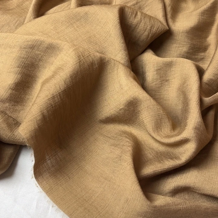 卡其色麻棉1.5米。