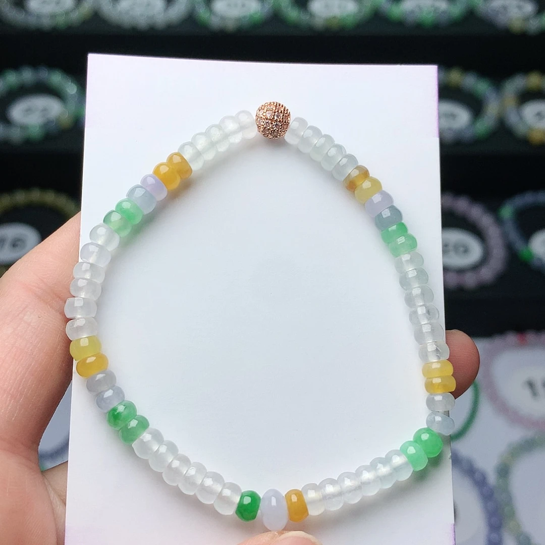 未镶嵌手链翡翠翡翠