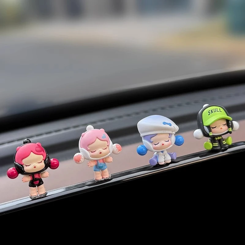卡通玩偶车载幕摆件车内中控显示屏后视镜装饰品可爱公仔女高级感