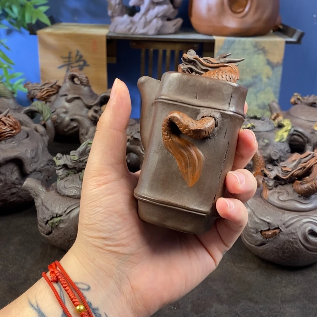 紫砂茶壶紫砂 龙壶