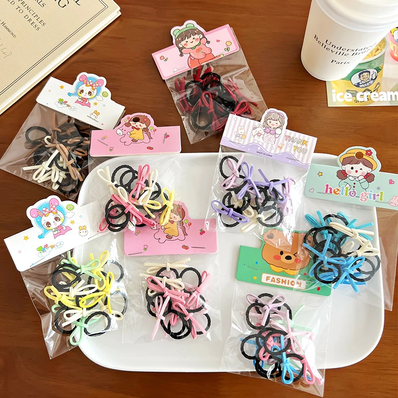 儿童发圈2025新款女童高弹力发绳宝宝扎头发皮筋小女孩不伤发头饰