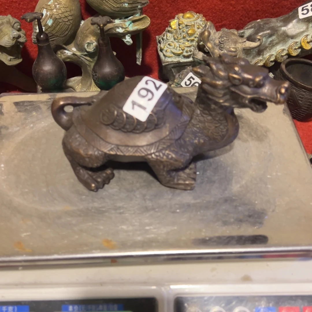 黄铜摆件，文房摆件