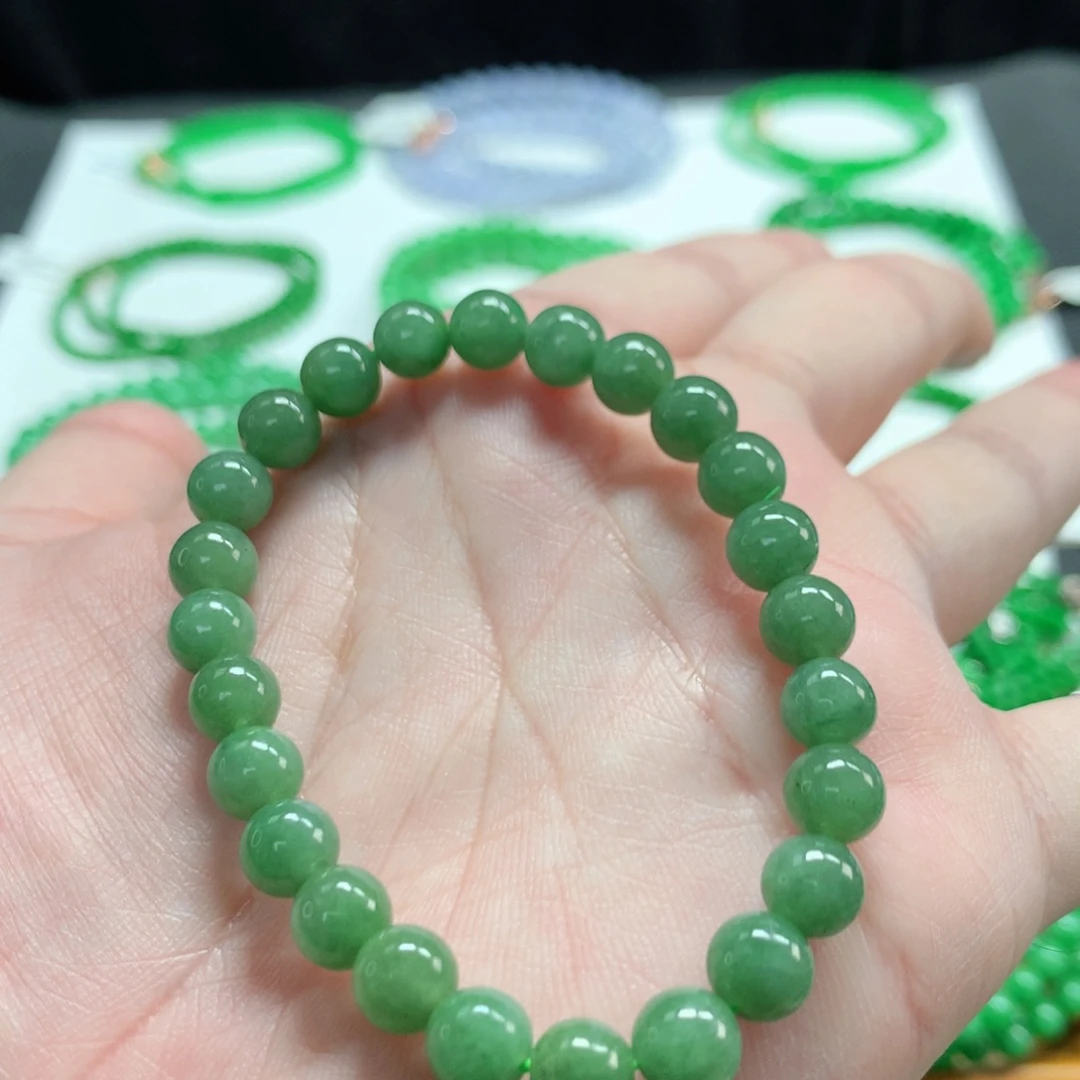 翡翠未镶嵌手链翡翠