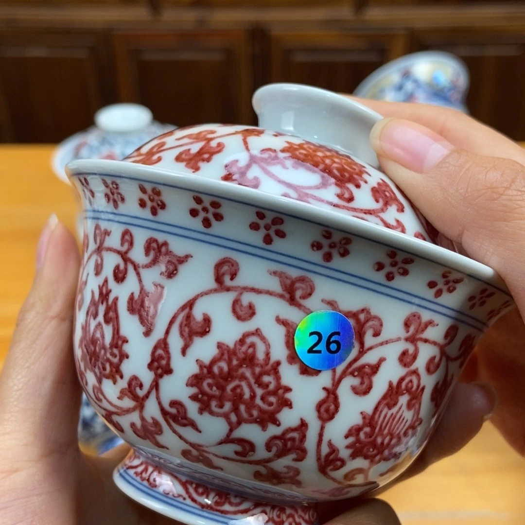 手绘现代茶具非古董