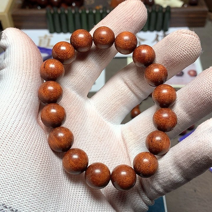 手串/手链小叶紫檀人***醒12 17 颗 半龙鳞