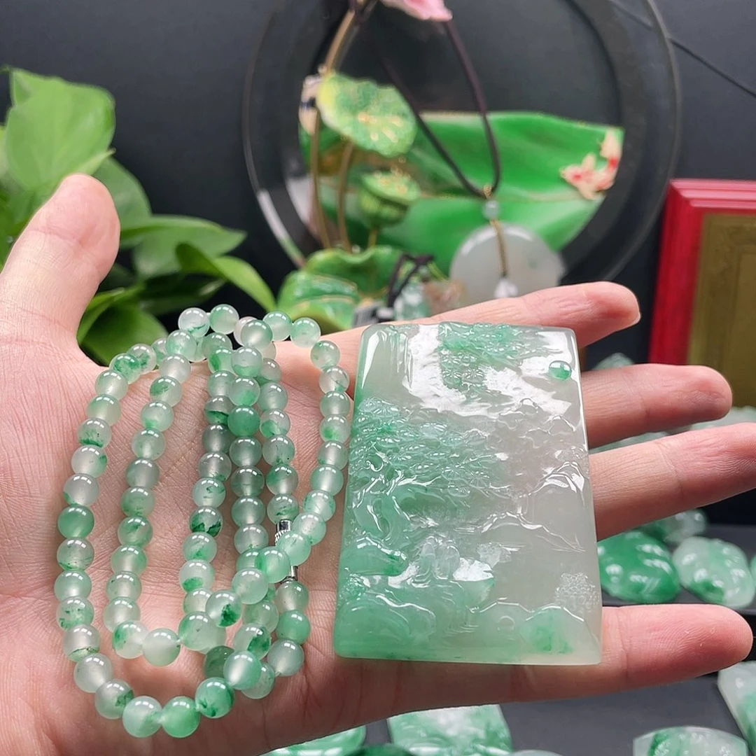 石英质玉吊坠未镶嵌K**闹