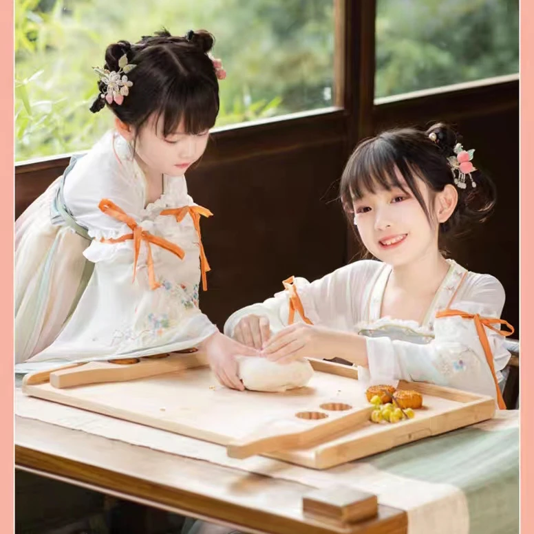 儿童汉服连衣裙轻风襦裙库存默认瑕疵不退换