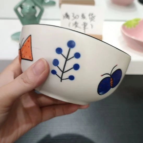 陶瓷手绘高温瓷米饭碗