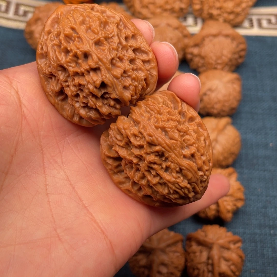 把件文玩核桃40高炮凹底南疆