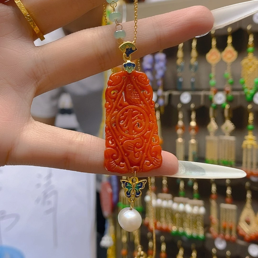 翡翠合金耳饰翡翠