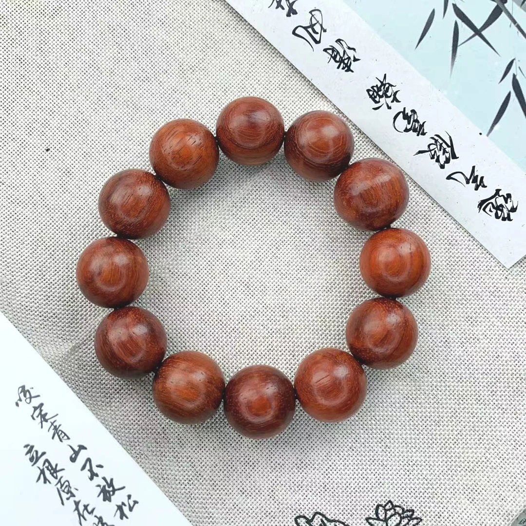 20MM缅甸红花梨单圈男士文玩手串 JY-0010