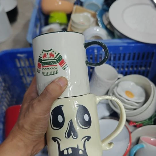 瓷片陶瓷杯碗盘微瑕介意慎拍