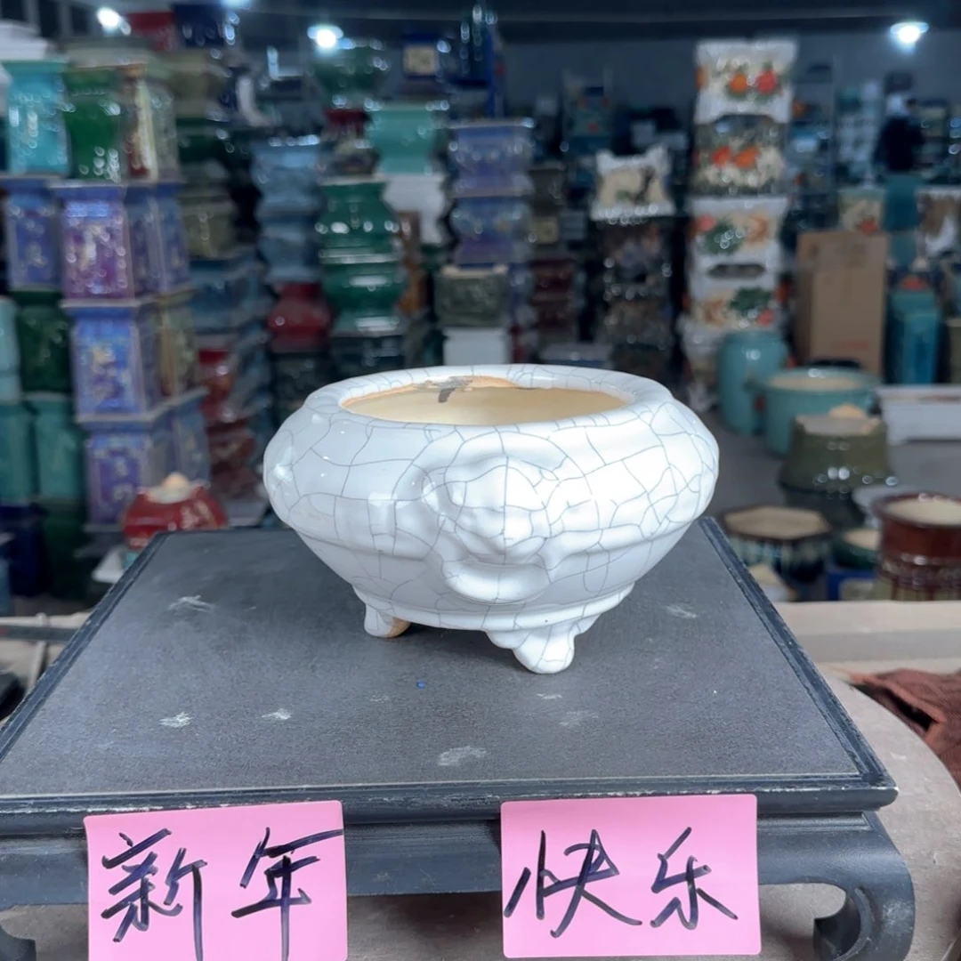 一风堂石湾花盆。微瑕