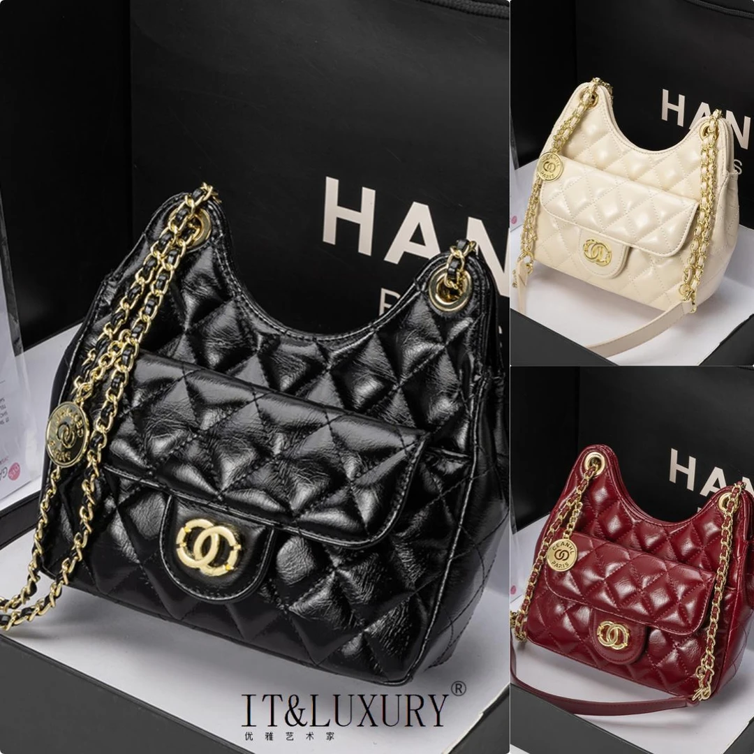 【新客立减】2025新款天猫精灵小香风菱格链条包时尚百搭女士单肩包