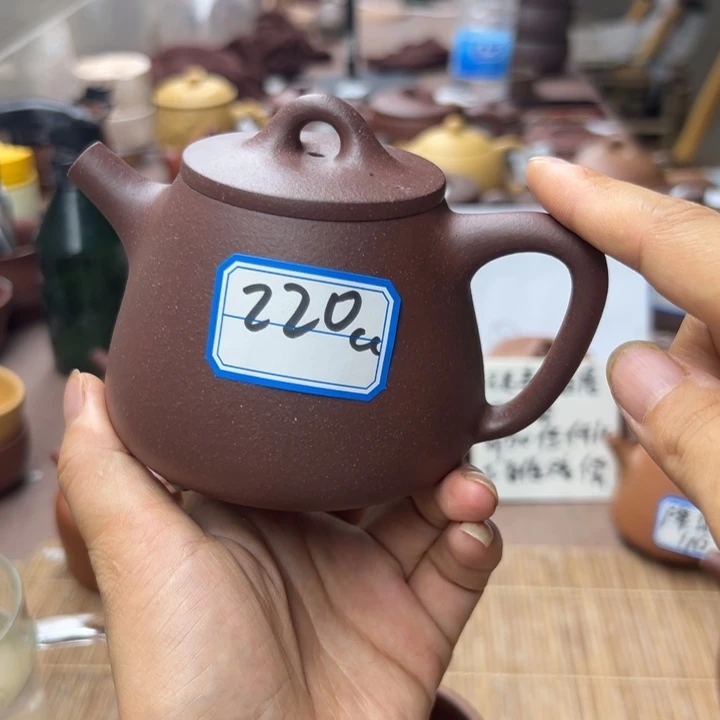 茶壶紫砂紫泥瑕疵220