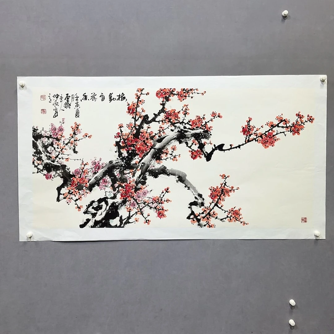 国画亲笔手绘放心去藏