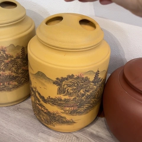 【闪购商品】紫砂茶叶罐睿****龙紫砂茶叶罐