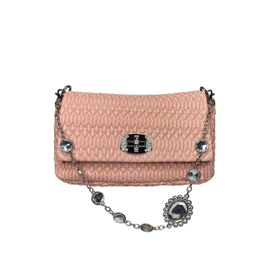 【南沙瑞熙】RA-3273-粉色轻奢小众设计感时尚百搭ins女士包包